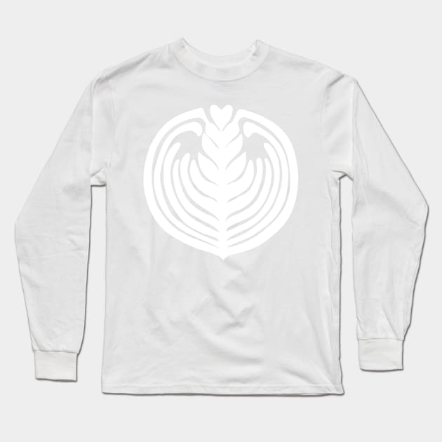 Stack Tulip Barista Latte Art Coffee lovers Long Sleeve T-Shirt by SusanaDesigns